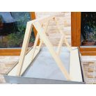 Fa fedelező állvány horganyzott tepsivel