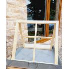 Fa fedelező állvány horganyzott tepsivel