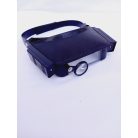 Világítós, nagyítós fejpánt