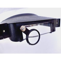 Világítós, nagyítós fejpánt