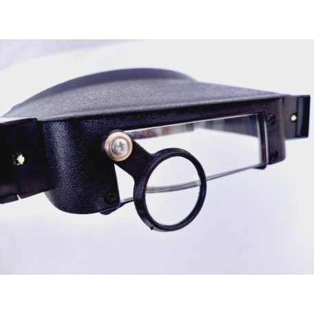 Világítós, nagyítós fejpánt