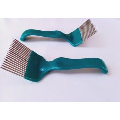 Zöld műanyag fedelezővilla